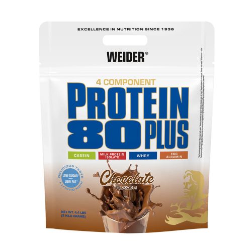 Protein 80 Plus fehérjepor - 2 kg - csoki