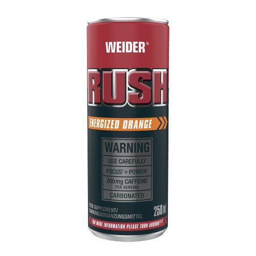 Rush RTD energizáló ital - 250 ml - narancs