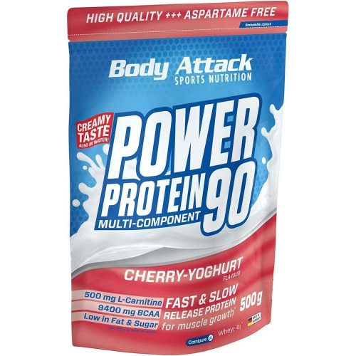 Power Protein 90 multi-component fehérje – 500 g - cseresznyés-joghurt