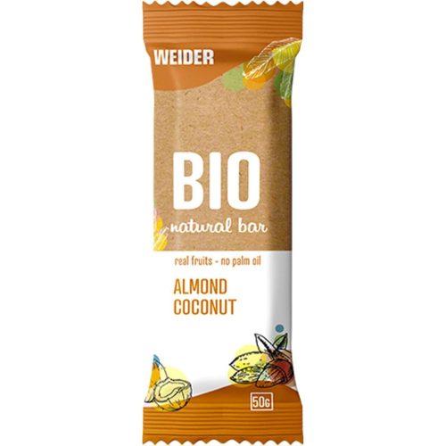 Bio Natural Bar energiaszelet - 50g - mandula-kókusz