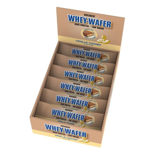 32% Whey-Wafer Bar fehérje szelet - 12x35g - vanília-joghurt